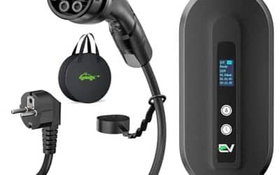 Essai : chargeur voiture électrique evjuicion 8M 6-16A avec écran LCD et temporisation 0-12H
