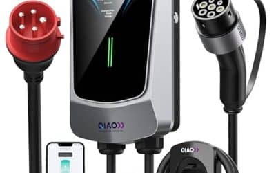 Test du chargeur EV QIAO 22 kW, contrôle app et écran LCD