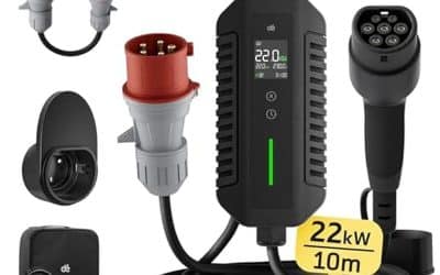 Test du chargeur voiture électrique 22kW triphasé de Chargeur