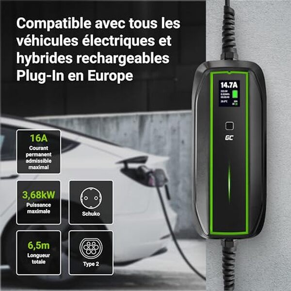 Découvrez le test complet du chargeur portable Green Cell EV 3 avec une puissance de 68kW pour recharger efficacement et rapidement vos véhicules électriques