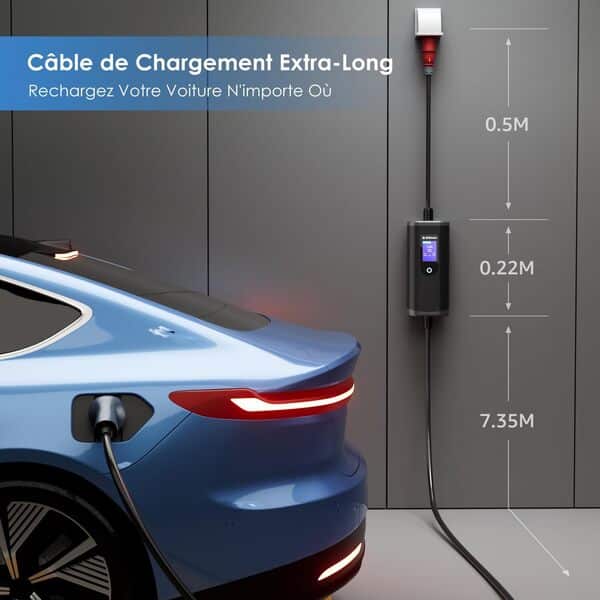 Découvrez notre test détaillé du chargeur EV bokman type 2 triphasé 11 kW : performances, portabilité et ajustabilité au rendez-vous pour une recharge électrique optimisée.