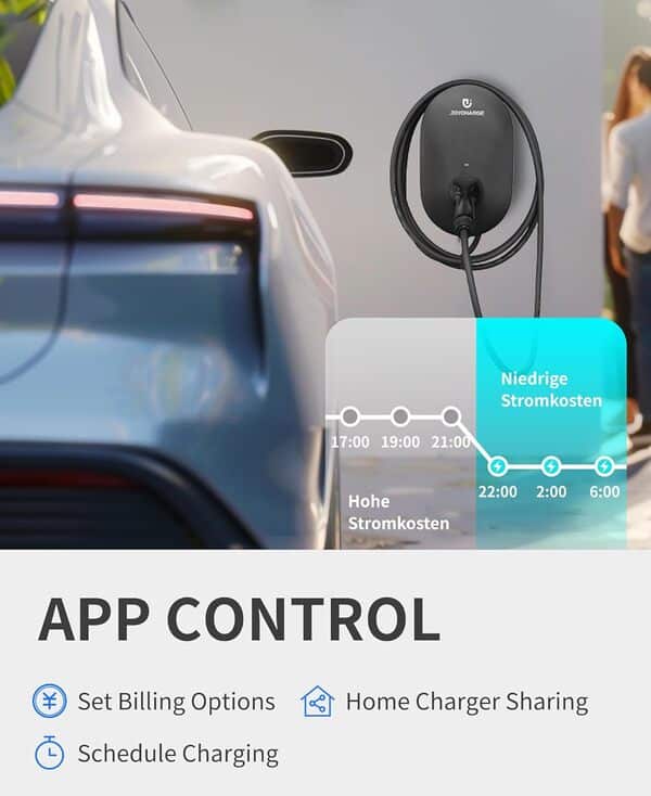 Découvrez notre évaluation complète de la station de recharge JOYCHARGE Wallbox 11kW, optimisée par une application mobile pour un contrôle avancé et efficace de la recharge de votre véhicule électrique.
