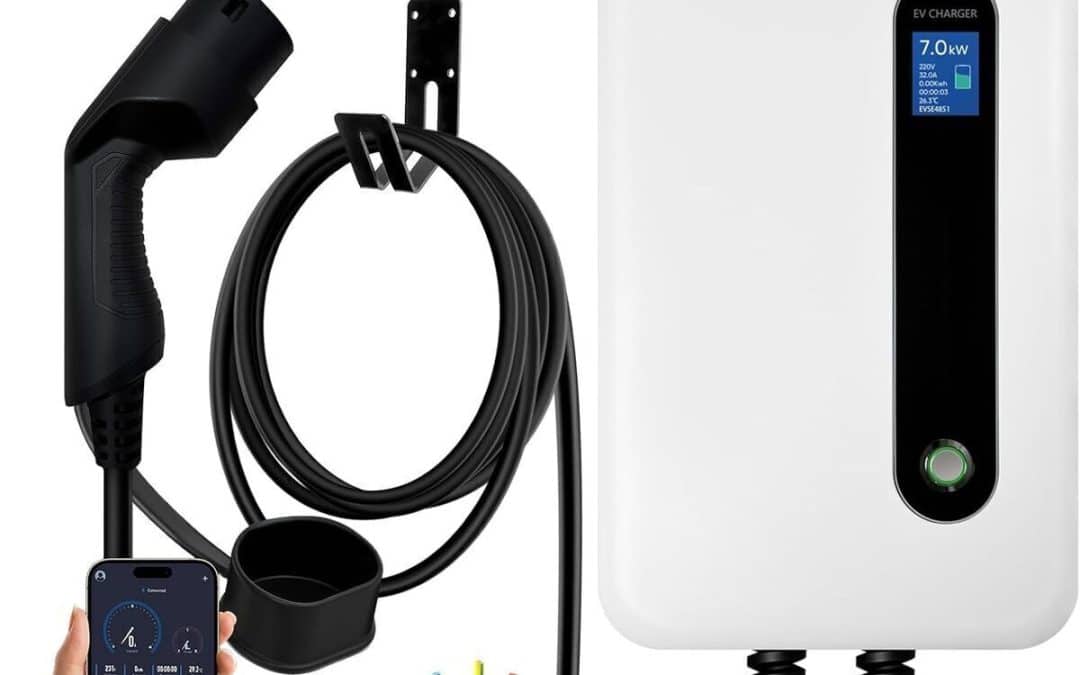 Test : chargeur EV 7.2kW avec contrôle appli et écran LCD