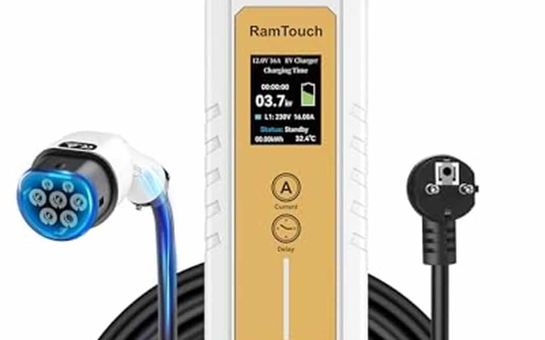 Test : chargeur RamTouch 3, 7 KW pour voiture électrique