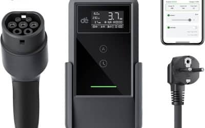 Test : chargeur voiture électrique APP 3, 7kW avec support mural