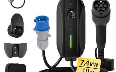Test : chargeur voiture électrique P17 7, 4kW avec écran numérique