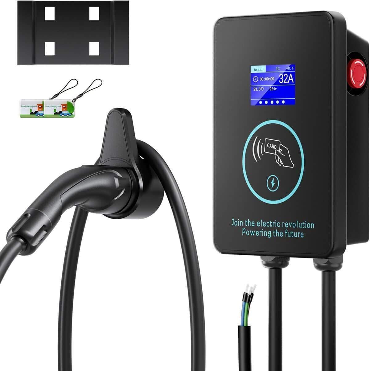 Test de la borne Evjuicion Wallbox 7, 4kW pour véhicules électriques