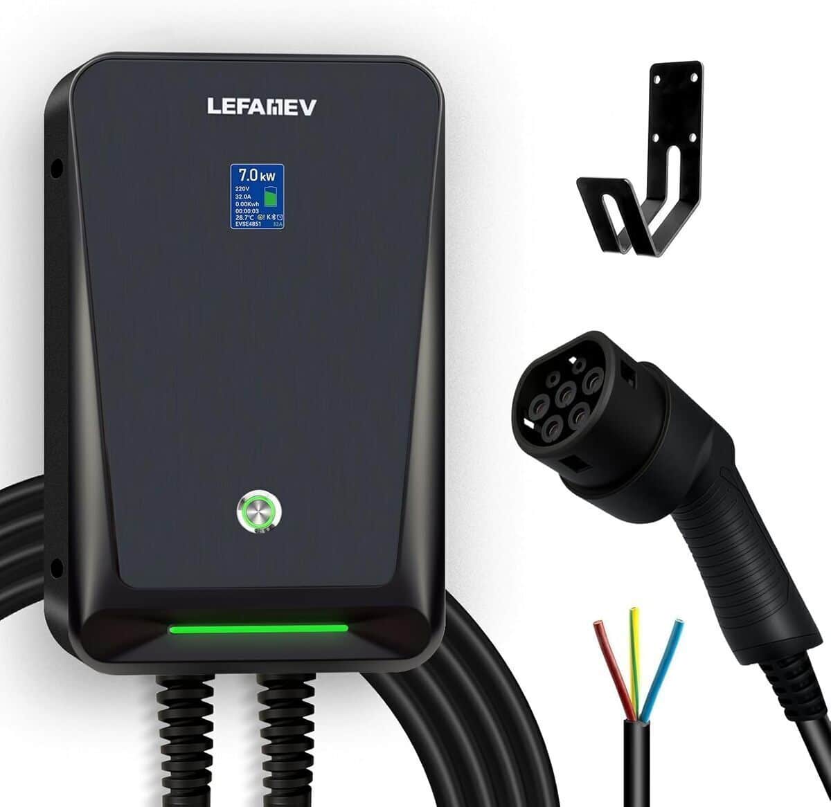 Test du chargeur de voiture électrique LEFANEV 7kW : performance et compatibilité