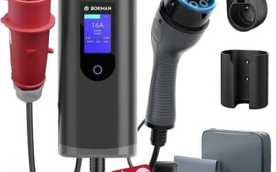 Test du chargeur EV bokman : type 2 triphasé, portable et ajustable 11 kW
