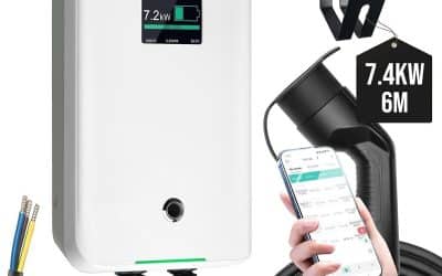 Test du chargeur ev Morec Type 2 32A 7KW avec app