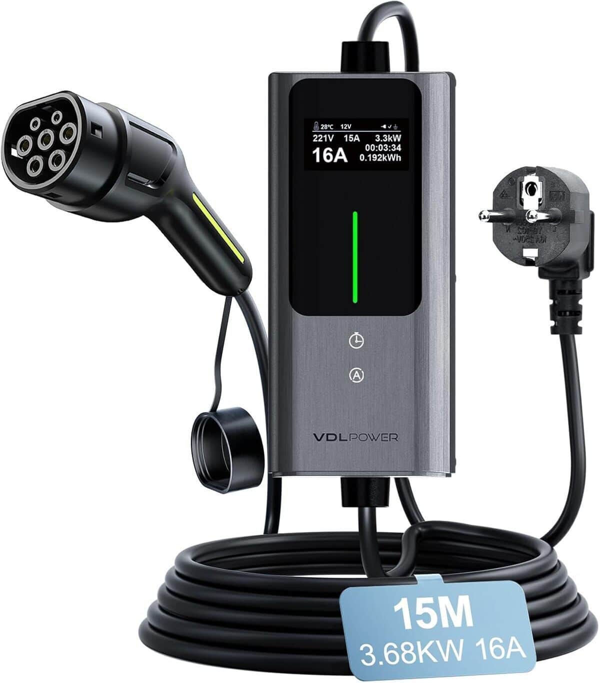 Test du chargeur VDLPOWERVP 3.6KW pour voiture électrique : performance et polyvalence