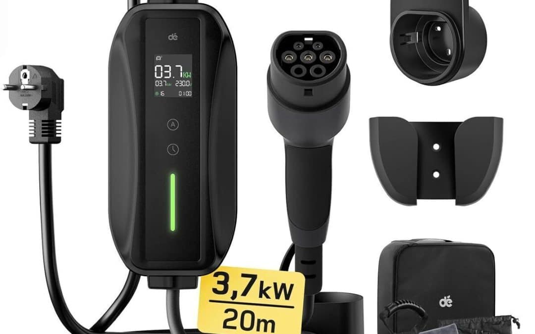 Test du chargeur voiture électrique 3, 68 kW avec écran LCD contrôlable