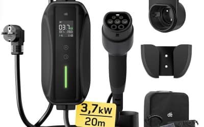 Test du chargeur voiture électrique 3, 68 kW avec écran LCD contrôlable