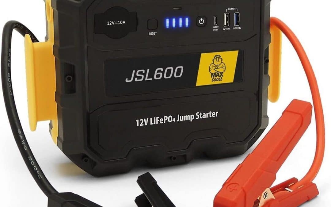 Test du démarreur d'urgence Maxtools JSL600 3600A 12V