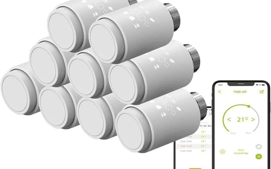 Test : vanne thermostatique Wifi Qiumi, compatible Alexa et Google Home